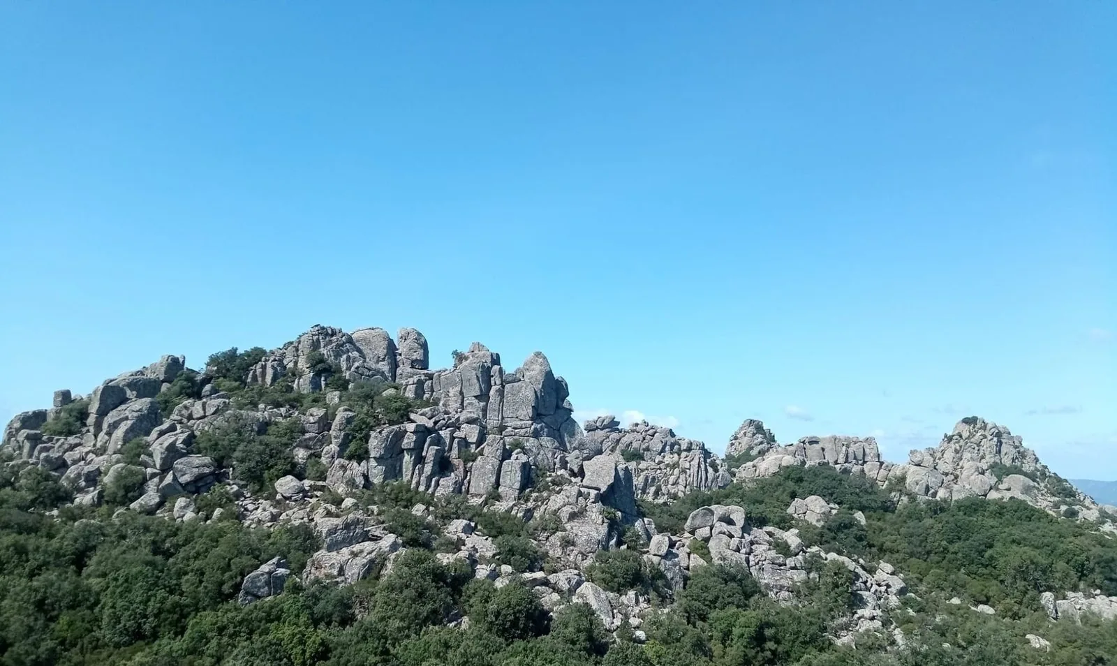 Le guglie granitiche del Monte dei Sette Fratelli